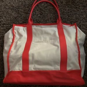 Coral & Cream Weekender Bag